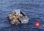 Image of U.S. wounded transported by boat from Okinawa battlefield Pacific Ocean, 1945, second 24 stock footage video 65675024978