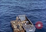 Image of U.S. wounded transported by boat from Okinawa battlefield Pacific Ocean, 1945, second 29 stock footage video 65675024978
