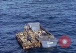 Image of U.S. wounded transported by boat from Okinawa battlefield Pacific Ocean, 1945, second 31 stock footage video 65675024978
