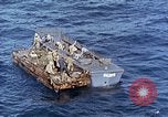 Image of U.S. wounded transported by boat from Okinawa battlefield Pacific Ocean, 1945, second 41 stock footage video 65675024978