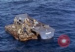 Image of U.S. wounded transported by boat from Okinawa battlefield Pacific Ocean, 1945, second 45 stock footage video 65675024978