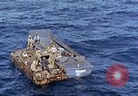 Image of U.S. wounded transported by boat from Okinawa battlefield Pacific Ocean, 1945, second 51 stock footage video 65675024978
