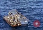 Image of U.S. wounded transported by boat from Okinawa battlefield Pacific Ocean, 1945, second 57 stock footage video 65675024978
