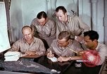 Image of Plans for U.S. invasion of Iwo Jima Pacific Ocean, 1945, second 40 stock footage video 65675024979