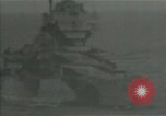 Standbild American naval Bombardierung Peleliu Palau, 1944, aus Sekunde 24 historischem Filmmaterial Videoclip 65675024982