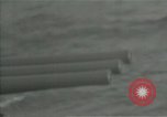 Standbild American naval Bombardierung Peleliu Palau, 1944, aus Sekunde 54 historischem Filmmaterial Videoclip 65675024982