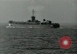 Image of USS New Mexico, BB-40 Okinawa Ryukyu Islands, 1945, second 56 stock footage video 65675024985