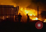 Image of Fires rage and aircraft are destroyed from rocket attack Vietnam, 1969, second 19 stock footage video 65675024997