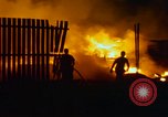 Image of Fires rage and aircraft are destroyed from rocket attack Vietnam, 1969, second 20 stock footage video 65675024997