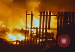 Image of Fires rage and aircraft are destroyed from rocket attack Vietnam, 1969, second 38 stock footage video 65675024997