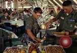Image of dining hall Vietnam, 1965, second 32 stock footage video 65675025017