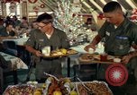 Image of dining hall Vietnam, 1965, second 38 stock footage video 65675025017