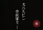 Standbild feiern Schaffung von Manchukuo Harbin Manchukuo, 1932, aus Sekunde 3 historischem Filmmaterial Videoclip 65675025074