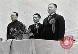 Standbild feiern Schaffung von Manchukuo Harbin Manchukuo, 1932, aus Sekunde 55 historischem Filmmaterial Videoclip 65675025074