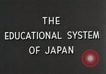 Image of Japanese school Japan, 1945, second 20 stock footage video 65675025075