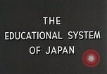 Image of Japanese school Japan, 1945, second 23 stock footage video 65675025075