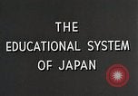 Image of Japanese school Japan, 1945, second 24 stock footage video 65675025075