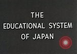 Image of Japanese school Japan, 1945, second 26 stock footage video 65675025075