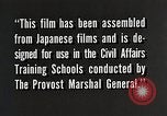 Image of Japanese school Japan, 1945, second 32 stock footage video 65675025075