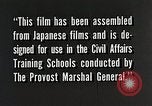 Image of Japanese school Japan, 1945, second 33 stock footage video 65675025075