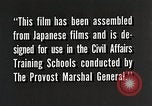 Image of Japanese school Japan, 1945, second 41 stock footage video 65675025075
