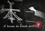 Image of Learning Japanese characters Japan, 1945, second 3 stock footage video 65675025077
