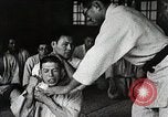 Image of Japanese Jujitsu Class Japan, 1945, second 34 stock footage video 65675025090