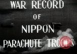 Immagine di Paracadutisti giapponese Il malese Malaysia, 1942, secondo 25 filmato di repertorio 65675025092