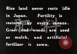 Image of Rice Field Fertilization Japan, 1934, second 10 stock footage video 65675025114