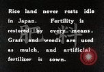 Image of Rice Field Fertilization Japan, 1934, second 17 stock footage video 65675025114
