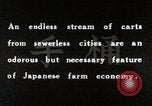 Image of human waste Japan, 1934, second 6 stock footage video 65675025115