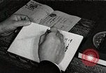 Image of Poet Composing Haiku Poem Japan, 1935, second 30 stock footage video 65675025125