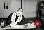 Image of Poet Composing Haiku Poem Japan, 1935, second 50 stock footage video 65675025125
