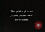 Image of Geisha Girls Japan, 1935, second 1 stock footage video 65675025126