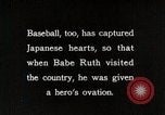 Image of Baseball in Japan Japan, 1934, second 3 stock footage video 65675025129