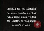 Image of Baseball in Japan Japan, 1934, second 6 stock footage video 65675025129