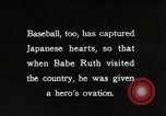 Image of Baseball in Japan Japan, 1934, second 7 stock footage video 65675025129