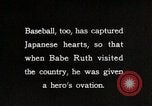 Image of Baseball in Japan Japan, 1934, second 11 stock footage video 65675025129