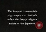 Standbild Shinto Zeremonie Japan, 1935, aus Sekunde 42 historischem Filmmaterial Videoclip 65675025132