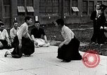 Image of Martial Art Training in Hirosaki Boys' School Honshu Japan, 1935, second 5 stock footage video 65675025142