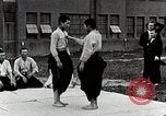 Image of Martial Art Training in Hirosaki Boys' School Honshu Japan, 1935, second 8 stock footage video 65675025142