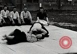 Image of Martial Art Training in Hirosaki Boys' School Honshu Japan, 1935, second 15 stock footage video 65675025142