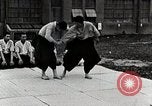 Image of Martial Art Training in Hirosaki Boys' School Honshu Japan, 1935, second 28 stock footage video 65675025142