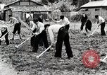 Image of Students Cleaning Ground Honshu Japan, 1935, second 18 stock footage video 65675025145