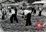 Image of Students Cleaning Ground Honshu Japan, 1935, second 20 stock footage video 65675025145