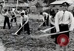 Image of Students Cleaning Ground Honshu Japan, 1935, second 26 stock footage video 65675025145