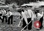 Image of Students Cleaning Ground Honshu Japan, 1935, second 29 stock footage video 65675025145
