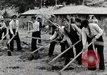 Image of Students Cleaning Ground Honshu Japan, 1935, second 34 stock footage video 65675025145