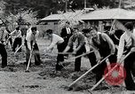 Image of Students Cleaning Ground Honshu Japan, 1935, second 35 stock footage video 65675025145