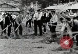 Image of Students Cleaning Ground Honshu Japan, 1935, second 39 stock footage video 65675025145